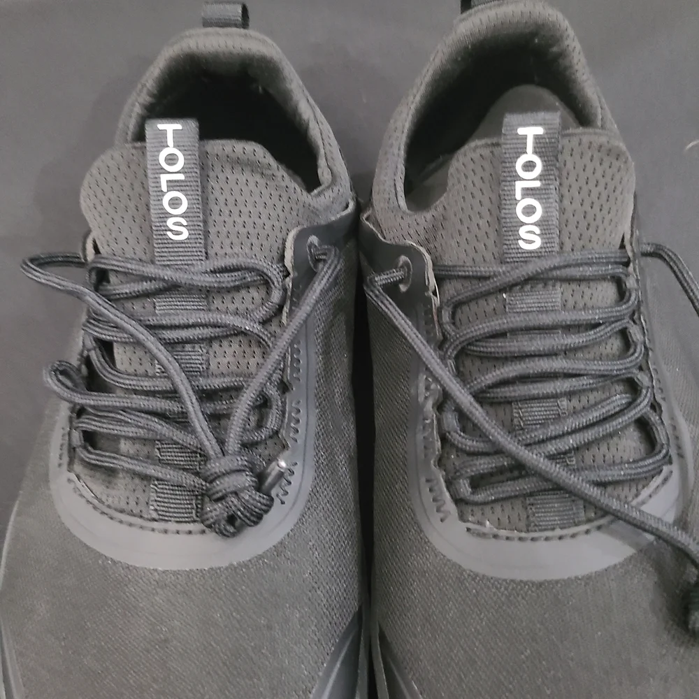 Tolos Lace Up Shoes Barefoot Women Size 6.5/Men Size 5 In Black